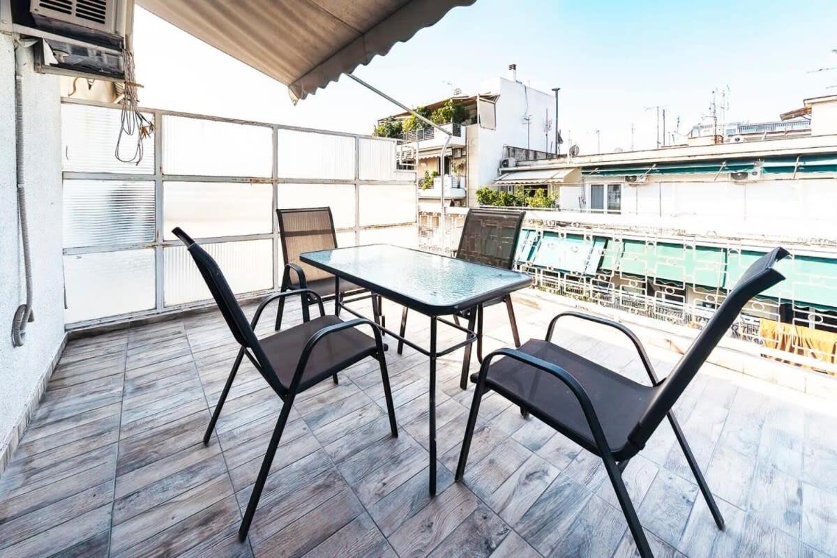 Topfloor Central Apt With Urban Views,3' To Metro เอเธนส์ ภายนอก รูปภาพ